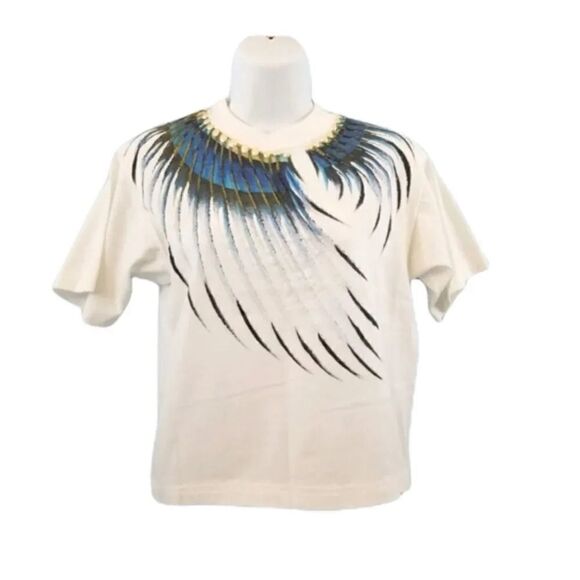 Vintage 80's Custom Hand Painted Puffy Paint Crop Tshirt Size Small - Picture 5 of 5